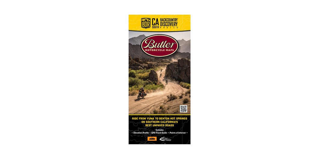 BUTLER MAPS - California South Backcountry Discovery Routes
