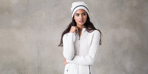Cashmere Stripe Hat